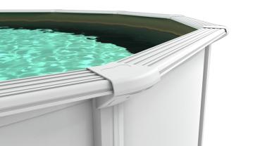 Steinbach Stahlwandpool Set Nuovo de Luxe II Ø 360 x 120 cm Innenfolie sand 012141SA